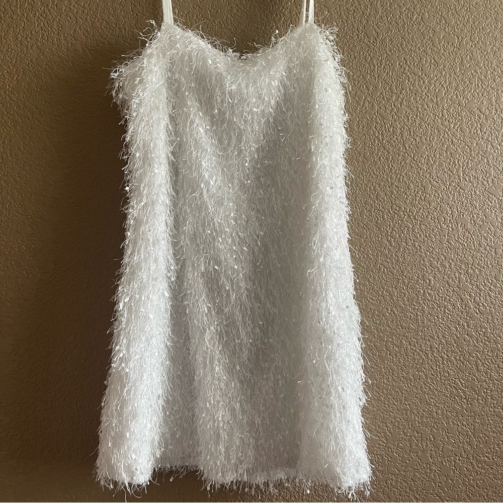 Lulus Shimmy All The Way mini bridal bachelorette dress - Picture 3 of 6